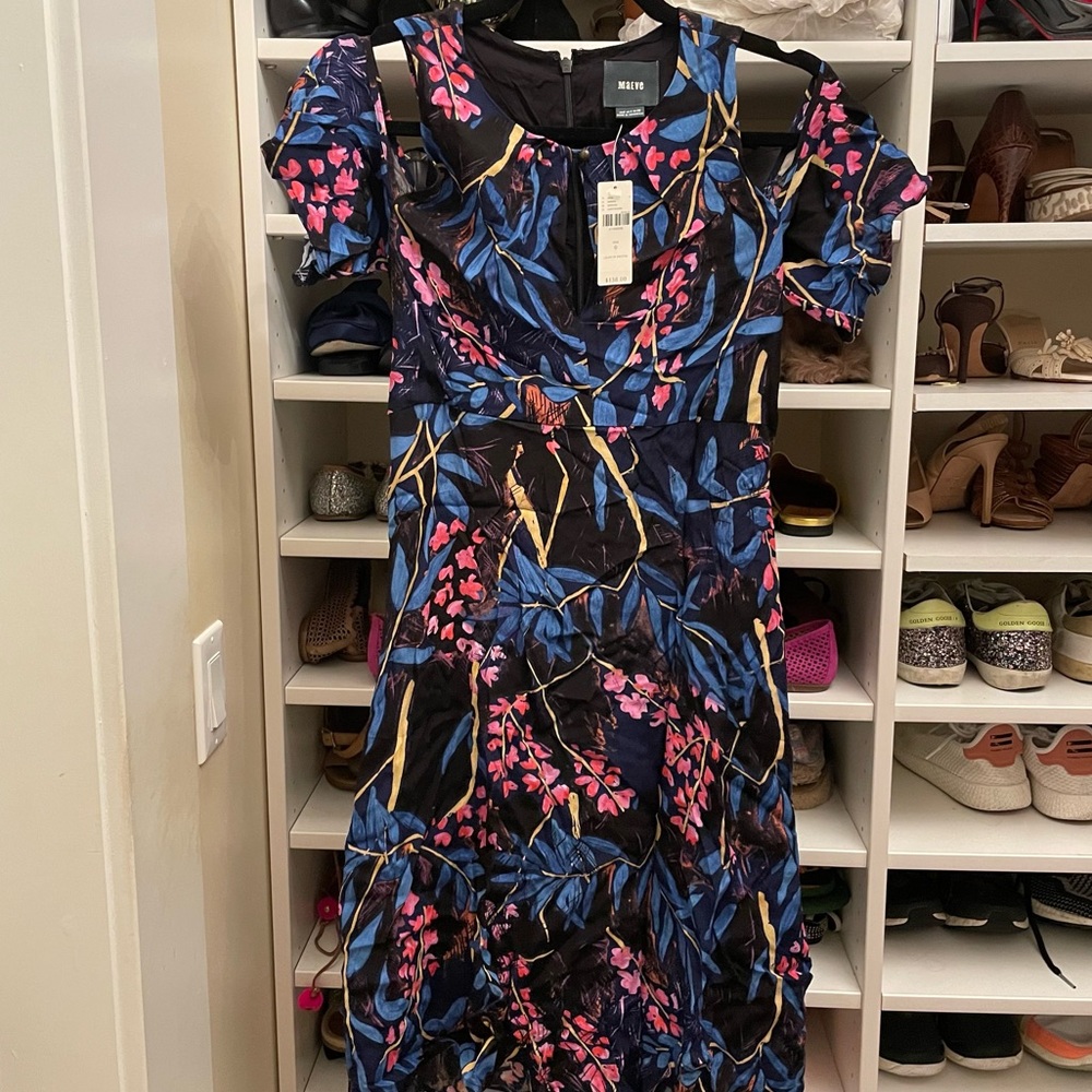 Anthropologie Flower Dress NWT